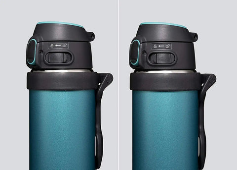 Zojirushi SM-QHE60GK, Flip-and-Go Stainless Mug, 20-Ounce, Teal